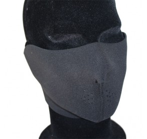 Protección mascara neopreno negra