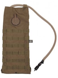 Sistema de hidratación, "molle" Trinkb., 2.5 litros, el sistema modular Tan