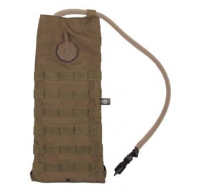 Sistema de hidratación, "molle" Trinkb., 2.5 litros, el sistema modular Tan