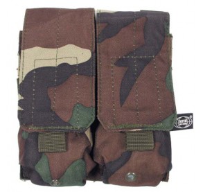 Pouch doble cargador m4 "molle" Sistema Modular woodland