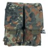 Bolsillo Pouch doble cargador m4 "molle" Sistema Modular flecktarn