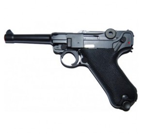 luger p08-s black we